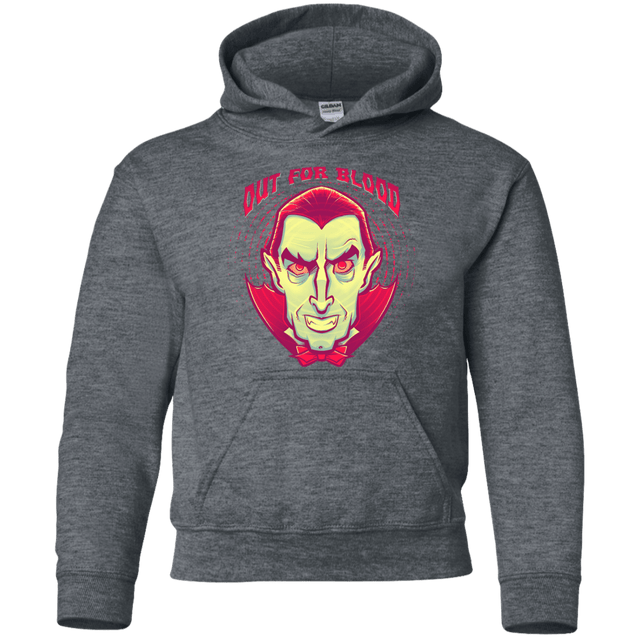 Sweatshirts Dark Heather / YS OUT FOR BLOOD Youth Hoodie