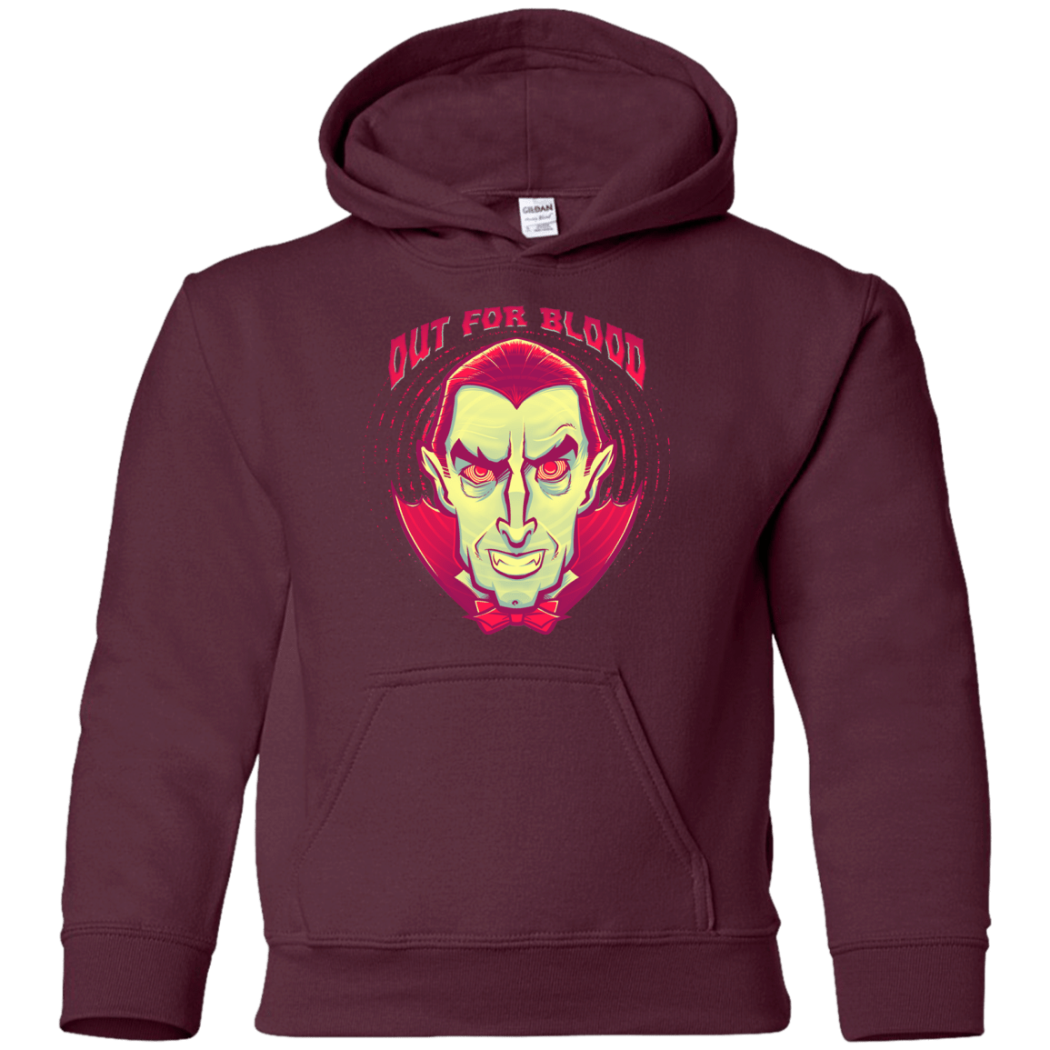 Sweatshirts Maroon / YS OUT FOR BLOOD Youth Hoodie