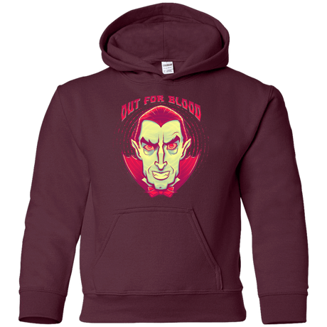 Sweatshirts Maroon / YS OUT FOR BLOOD Youth Hoodie