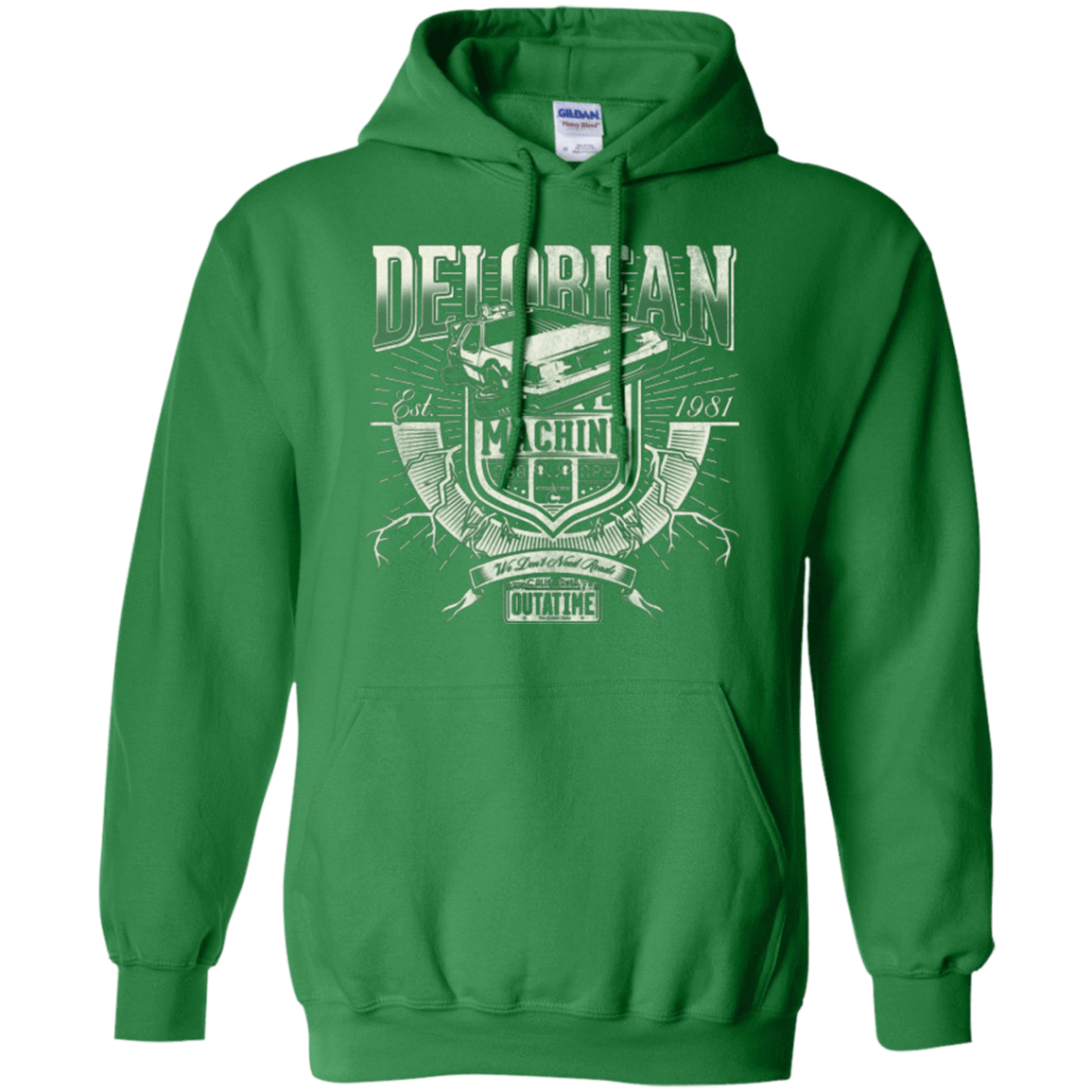 Sweatshirts Irish Green / Small Outa Time Pullover Hoodie