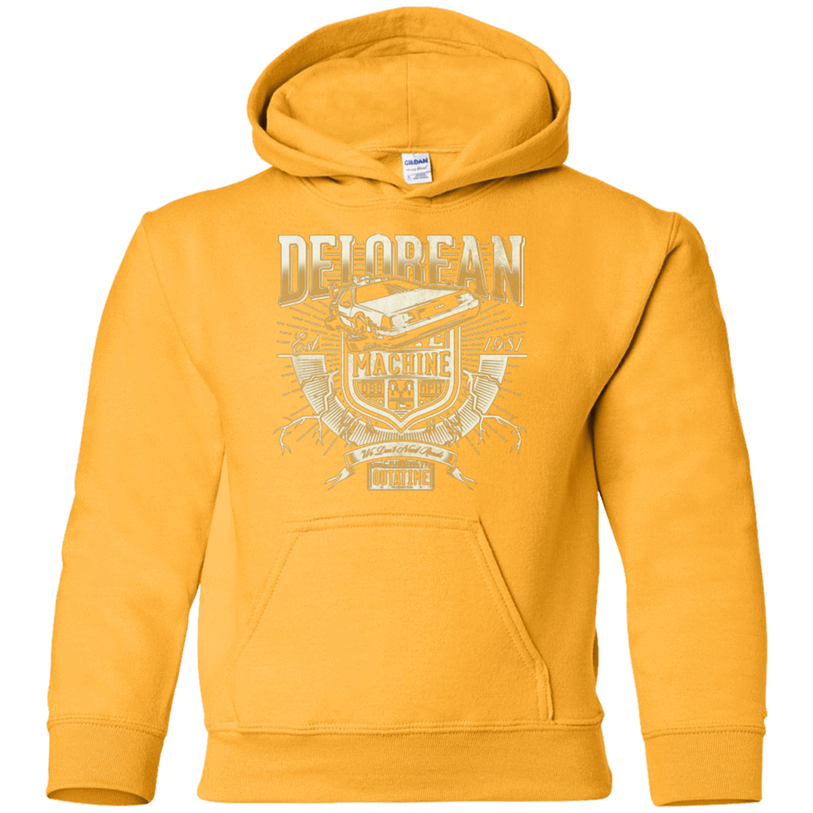 Sweatshirts Gold / YS Outa Time Youth Hoodie