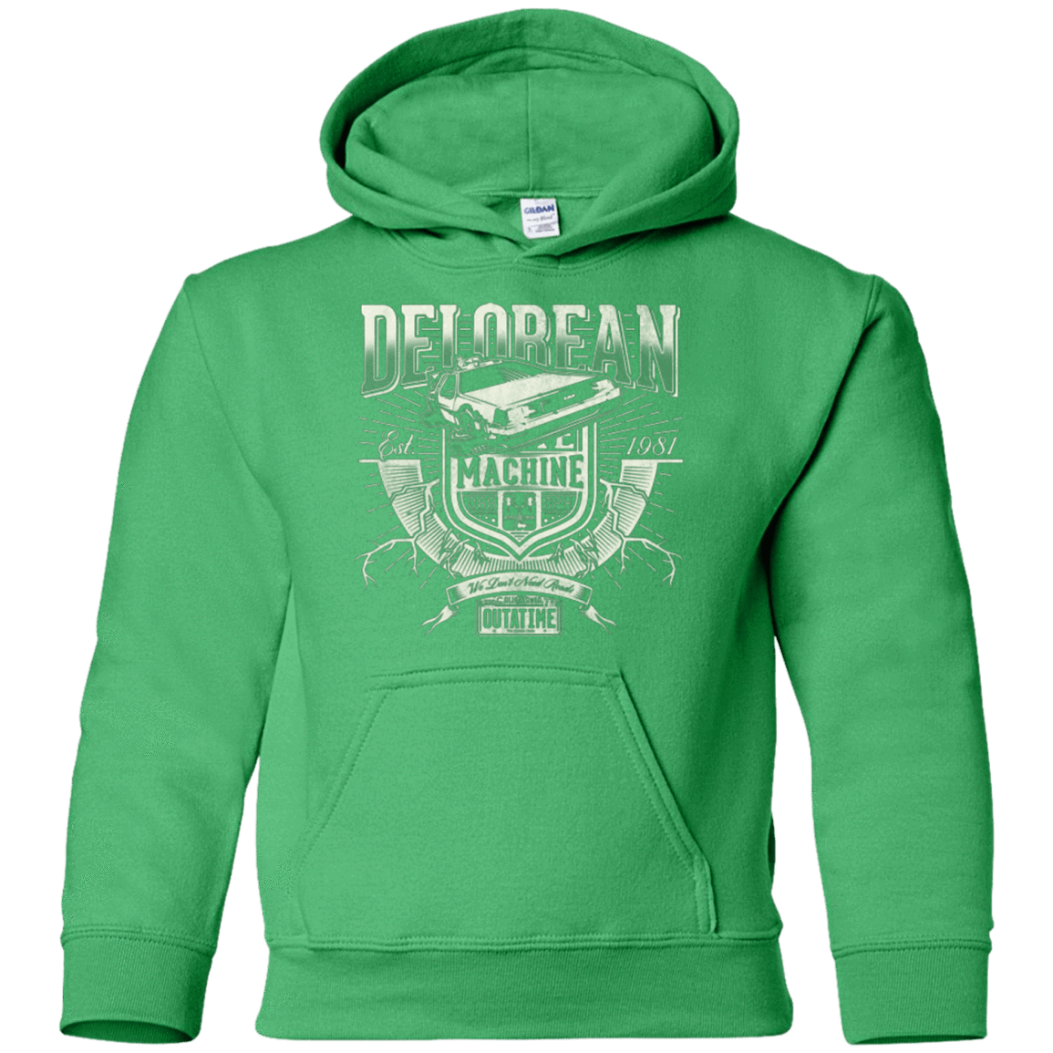 Sweatshirts Irish Green / YS Outa Time Youth Hoodie