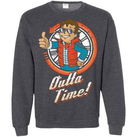 Sweatshirts Dark Heather / Small Outta Time Crewneck Sweatshirt