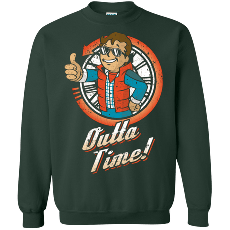 Sweatshirts Forest Green / Small Outta Time Crewneck Sweatshirt
