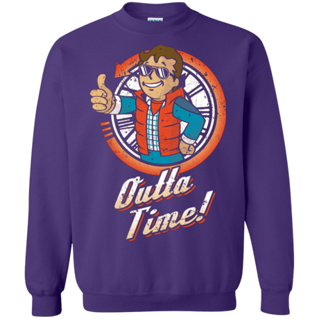Sweatshirts Purple / Small Outta Time Crewneck Sweatshirt