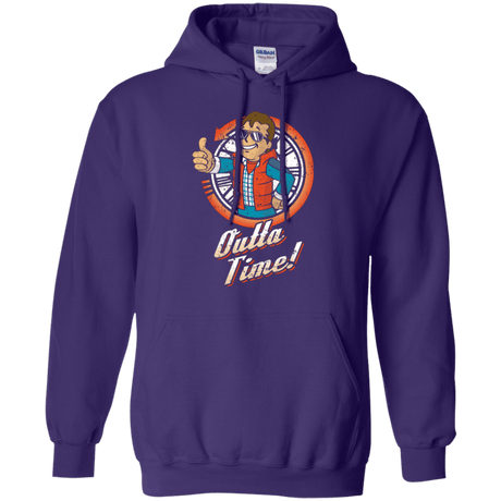 Sweatshirts Purple / Small Outta Time Pullover Hoodie