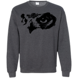 Sweatshirts Dark Heather / S Owl Eyes Crewneck Sweatshirt