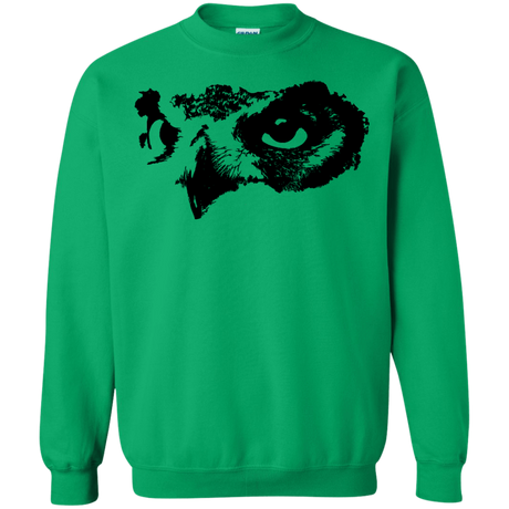 Sweatshirts Irish Green / S Owl Eyes Crewneck Sweatshirt