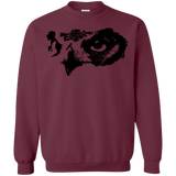 Sweatshirts Maroon / S Owl Eyes Crewneck Sweatshirt