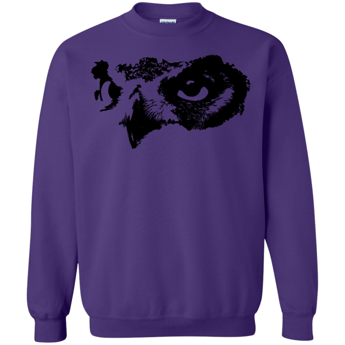 Sweatshirts Purple / S Owl Eyes Crewneck Sweatshirt