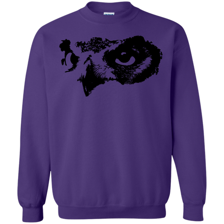 Sweatshirts Purple / S Owl Eyes Crewneck Sweatshirt