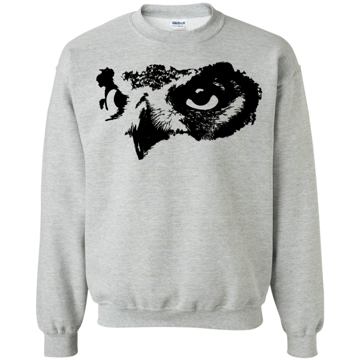 Sweatshirts Sport Grey / S Owl Eyes Crewneck Sweatshirt