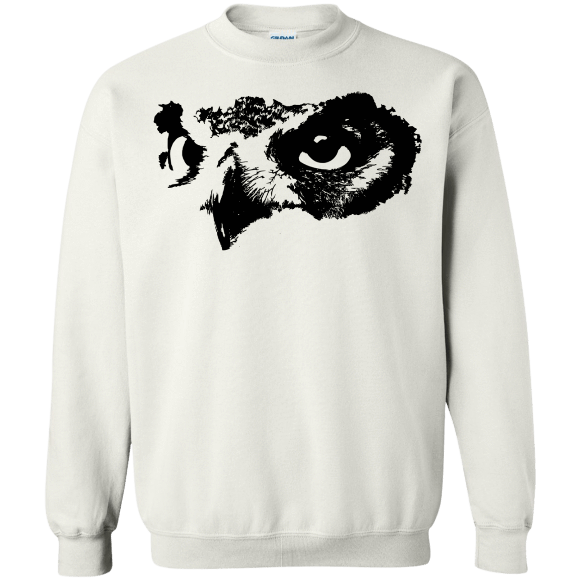 Sweatshirts White / S Owl Eyes Crewneck Sweatshirt