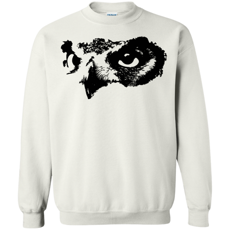 Sweatshirts White / S Owl Eyes Crewneck Sweatshirt