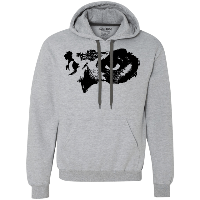 Sweatshirts Sport Grey / S Owl Eyes Premium Fleece Hoodie