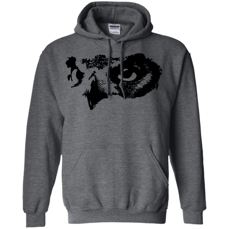 Sweatshirts Dark Heather / S Owl Eyes Pullover Hoodie