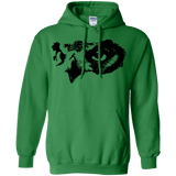 Sweatshirts Irish Green / S Owl Eyes Pullover Hoodie
