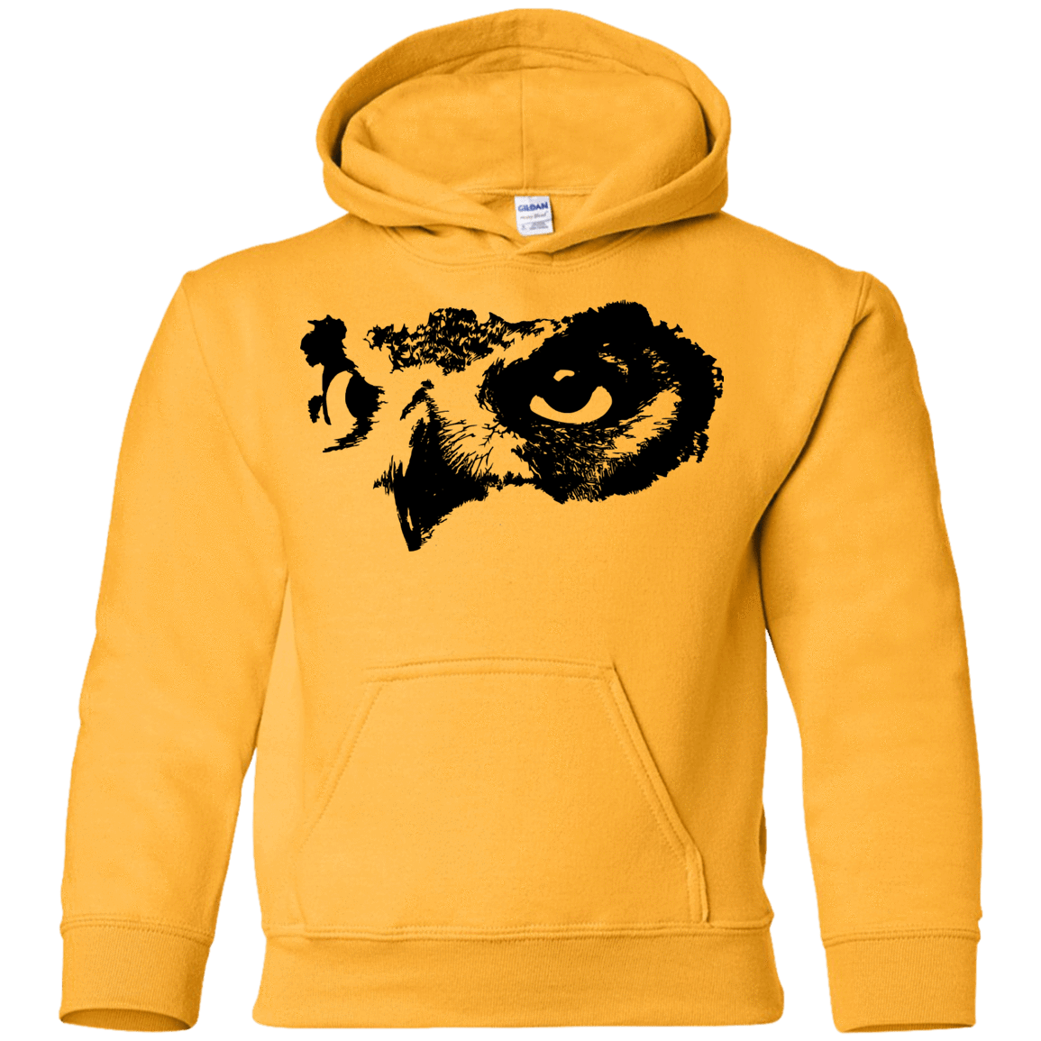 Sweatshirts Gold / YS Owl Eyes Youth Hoodie