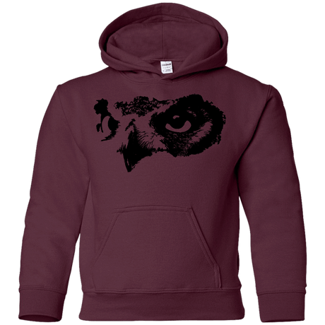 Sweatshirts Maroon / YS Owl Eyes Youth Hoodie