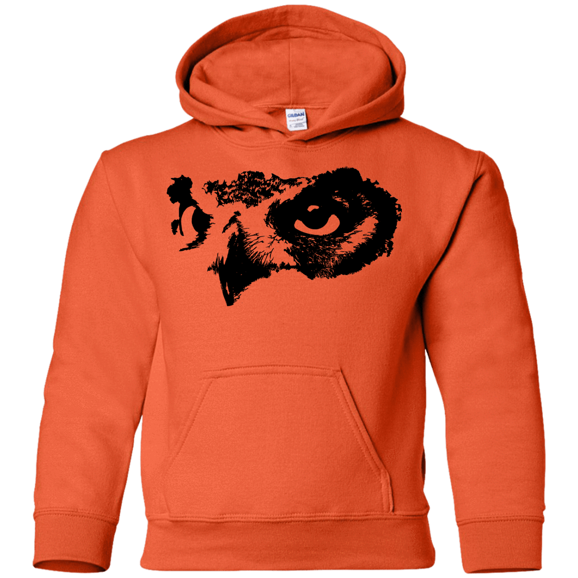 Sweatshirts Orange / YS Owl Eyes Youth Hoodie
