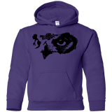 Sweatshirts Purple / YS Owl Eyes Youth Hoodie
