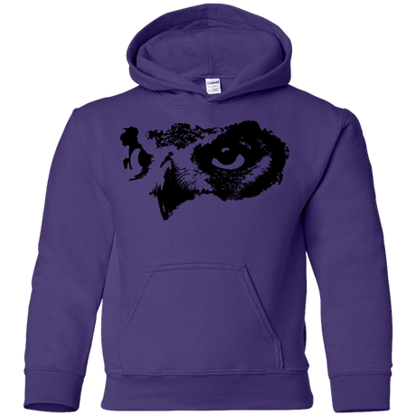 Sweatshirts Purple / YS Owl Eyes Youth Hoodie