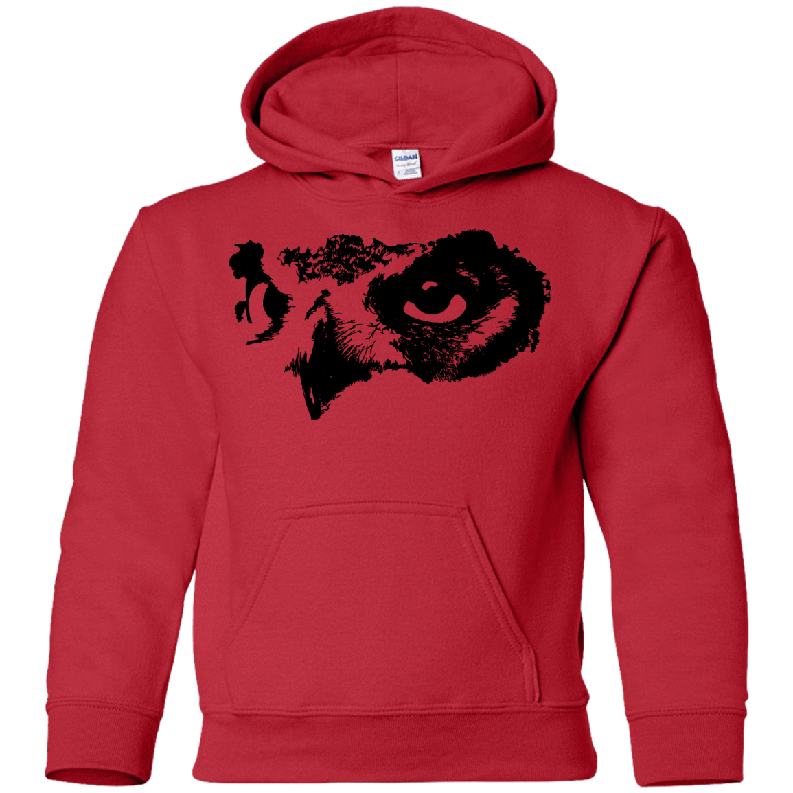 Sweatshirts Red / YS Owl Eyes Youth Hoodie
