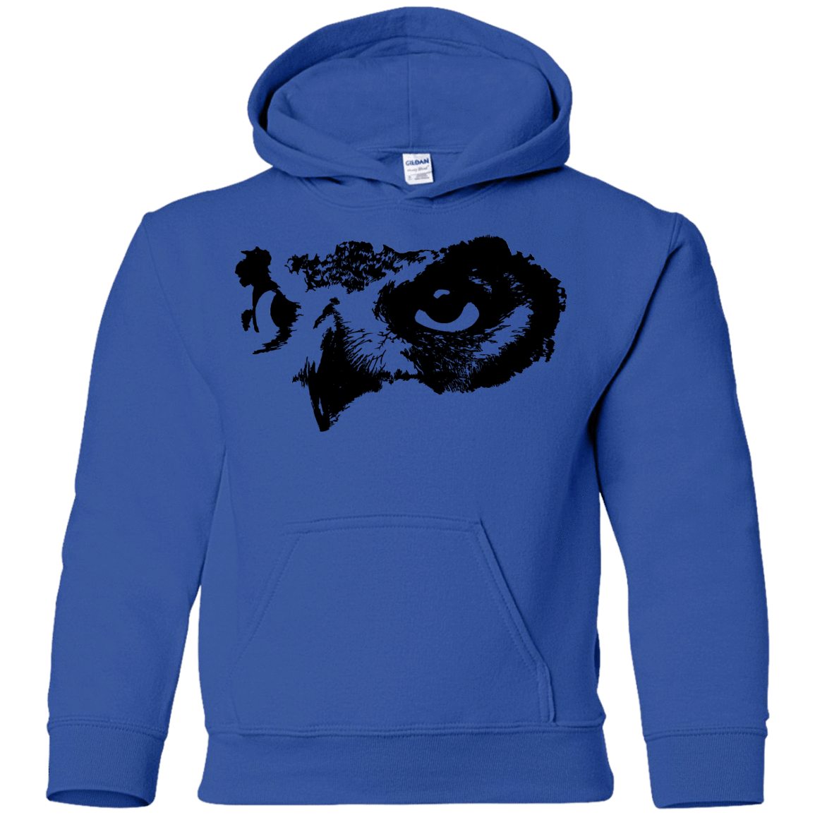 Sweatshirts Royal / YS Owl Eyes Youth Hoodie