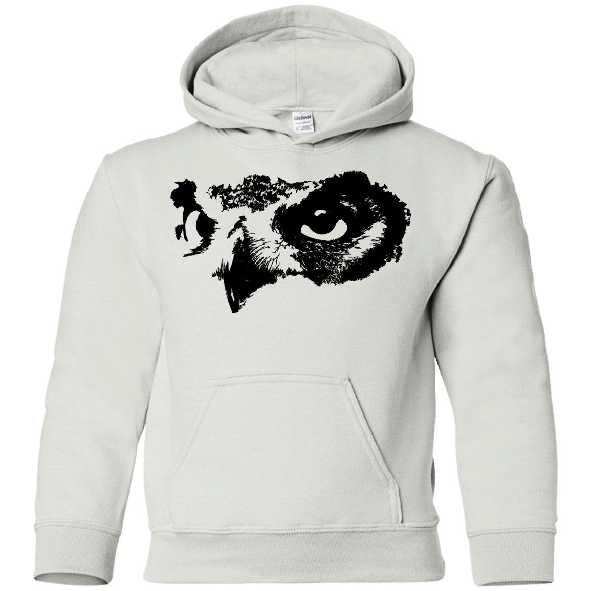 Sweatshirts White / YS Owl Eyes Youth Hoodie