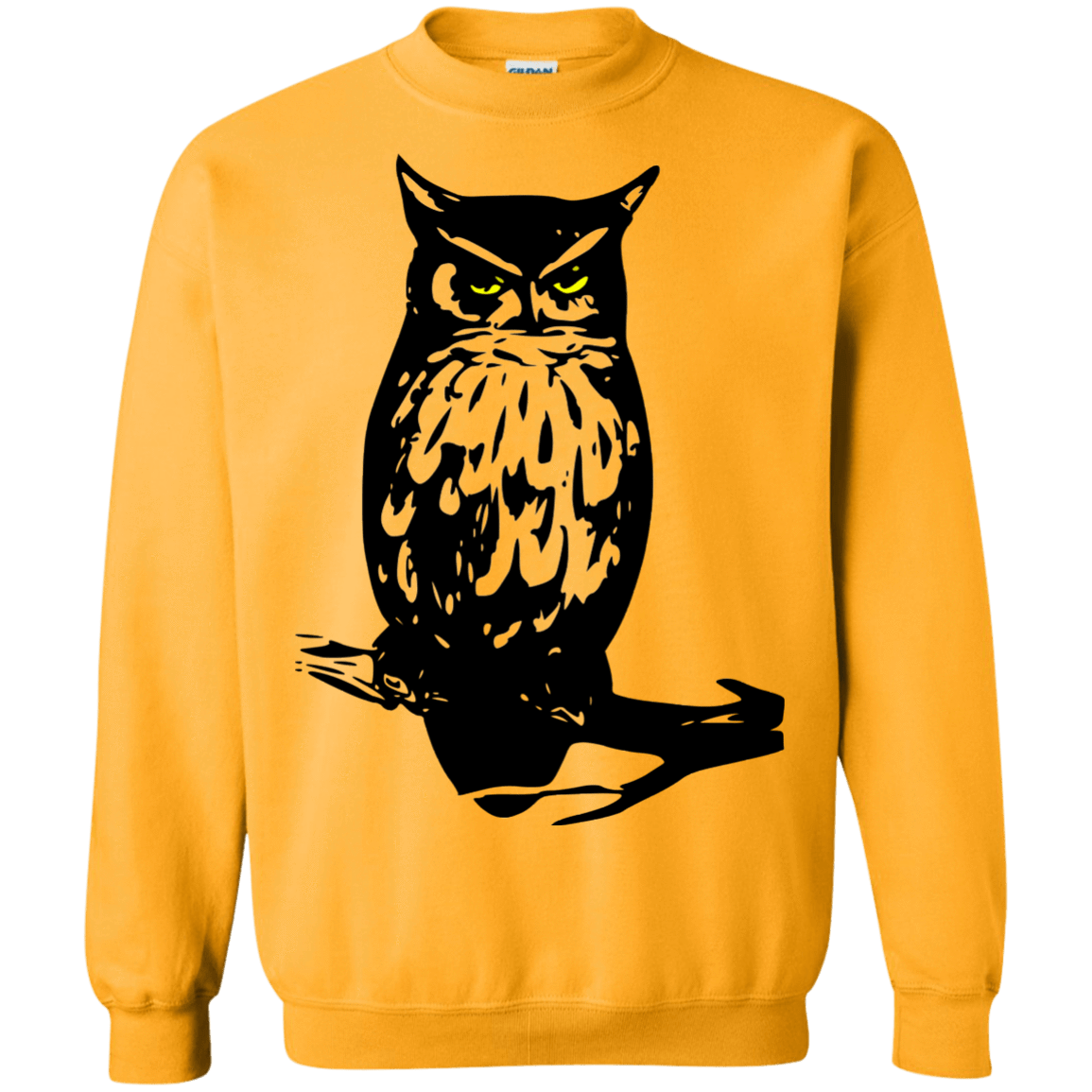 Sweatshirts Gold / S Owl Portrait Crewneck Sweatshirt