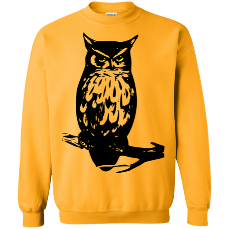 Sweatshirts Gold / S Owl Portrait Crewneck Sweatshirt