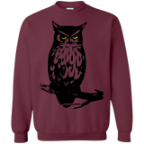 Sweatshirts Maroon / S Owl Portrait Crewneck Sweatshirt