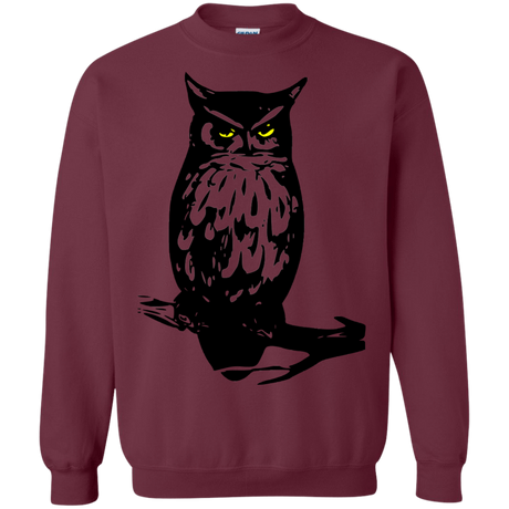 Sweatshirts Maroon / S Owl Portrait Crewneck Sweatshirt