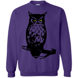 Sweatshirts Purple / S Owl Portrait Crewneck Sweatshirt