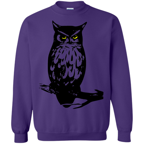 Sweatshirts Purple / S Owl Portrait Crewneck Sweatshirt