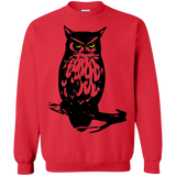 Sweatshirts Red / S Owl Portrait Crewneck Sweatshirt