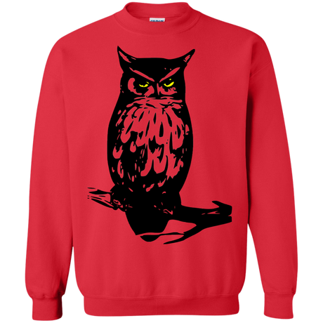 Sweatshirts Red / S Owl Portrait Crewneck Sweatshirt