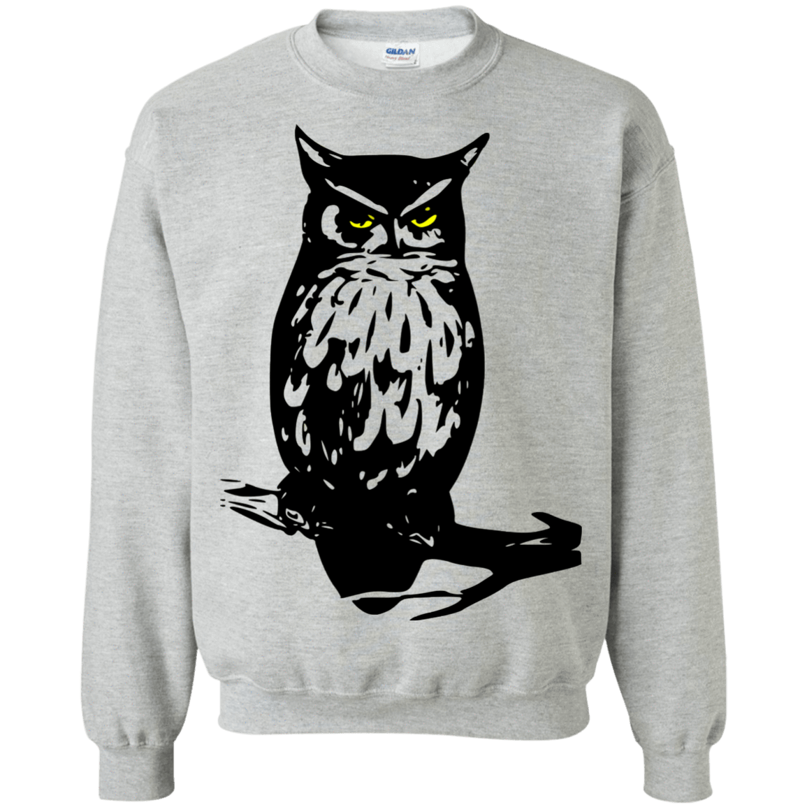 Sweatshirts Sport Grey / S Owl Portrait Crewneck Sweatshirt