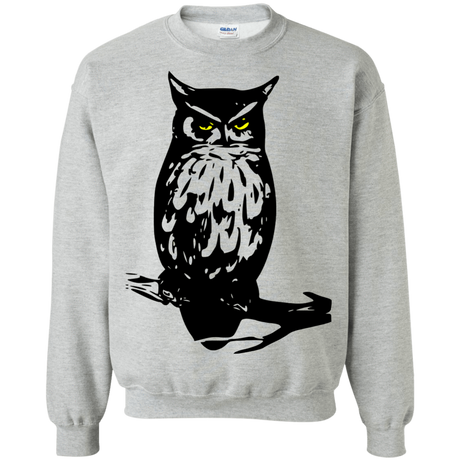 Sweatshirts Sport Grey / S Owl Portrait Crewneck Sweatshirt