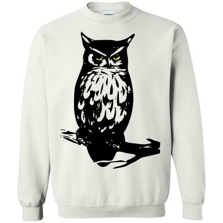 Sweatshirts White / S Owl Portrait Crewneck Sweatshirt