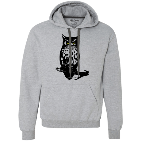 Sweatshirts Sport Grey / S Owl Portrait Premium Fleece Hoodie