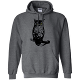 Sweatshirts Dark Heather / S Owl Portrait Pullover Hoodie