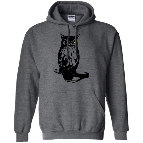 Sweatshirts Dark Heather / S Owl Portrait Pullover Hoodie