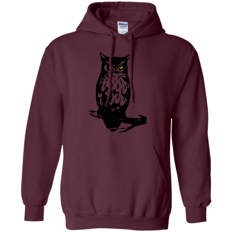 Sweatshirts Maroon / S Owl Portrait Pullover Hoodie