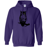 Sweatshirts Purple / S Owl Portrait Pullover Hoodie