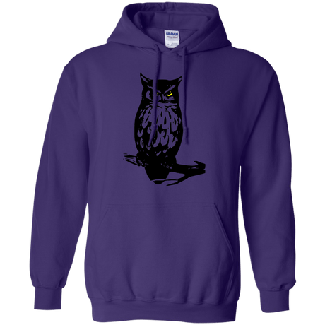 Sweatshirts Purple / S Owl Portrait Pullover Hoodie