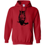 Sweatshirts Red / S Owl Portrait Pullover Hoodie