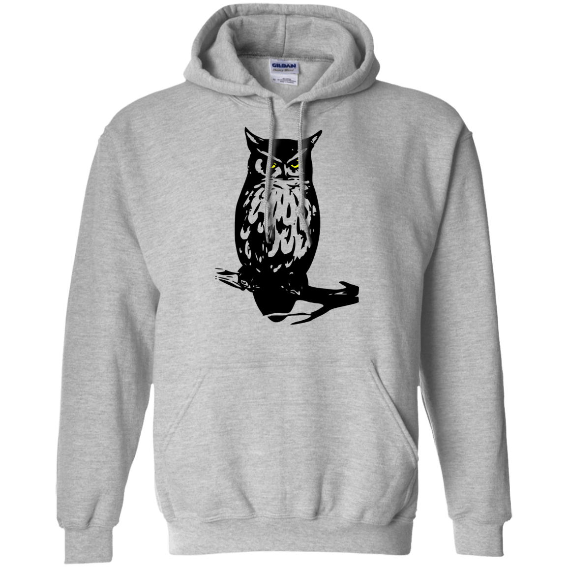 Sweatshirts Sport Grey / S Owl Portrait Pullover Hoodie
