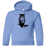 Sweatshirts Carolina Blue / YS Owl Portrait Youth Hoodie