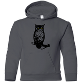 Sweatshirts Charcoal / YS Owl Portrait Youth Hoodie